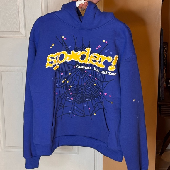 Sp5der Other - Spider Blue Graphic Men's Sweater
